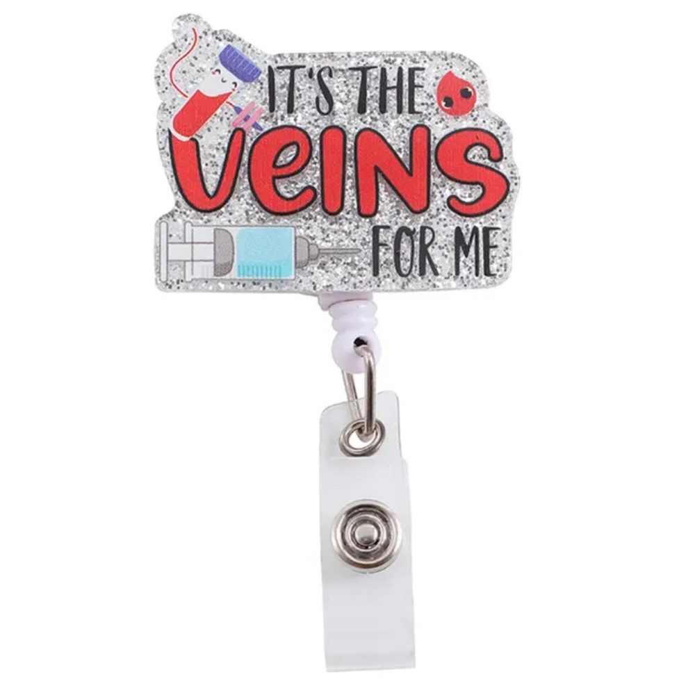 Phlebotomist 💉 Badge Reel